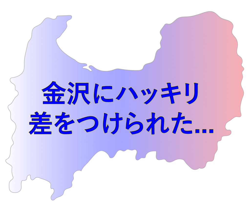 富山、金沢の比較