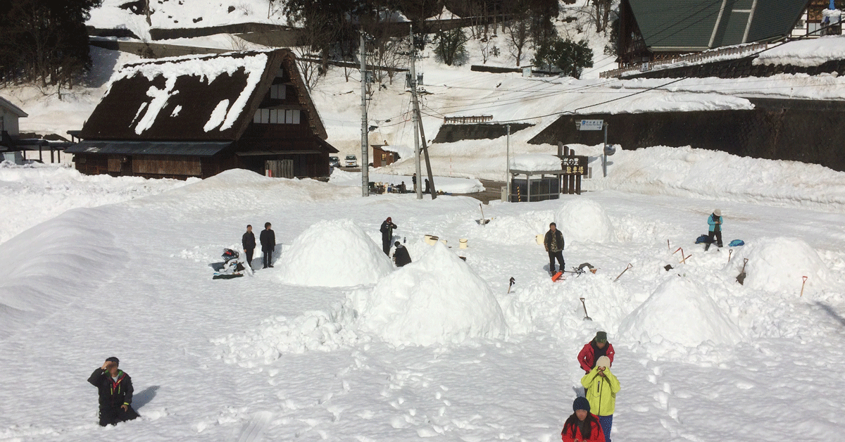 大人の雪遊び