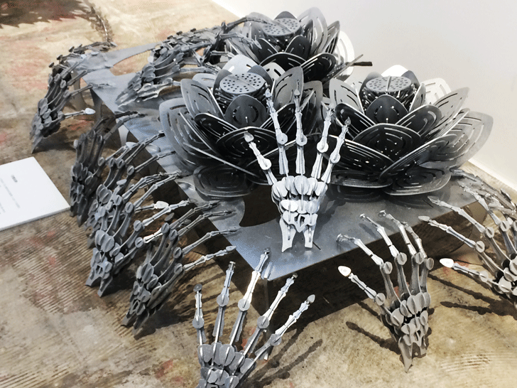 ファクトリーアートミュージアム富山】メタルアートの繊細さに