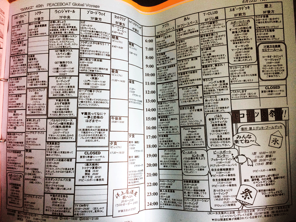 ピースボート世界一周の船旅リアル体験談 メリット デメリット 予算など感想まとめ