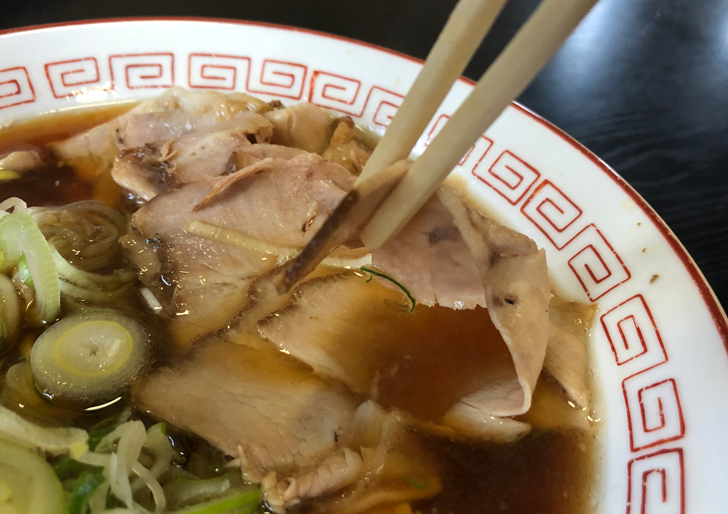 大沢野の人気ラーメン店 五衛門(ごえもん)のチャーシュー