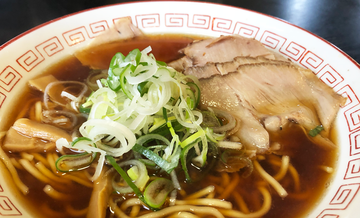 大沢野の人気ラーメン店 五衛門(ごえもん)のしっかり重めの醤油ラーメン