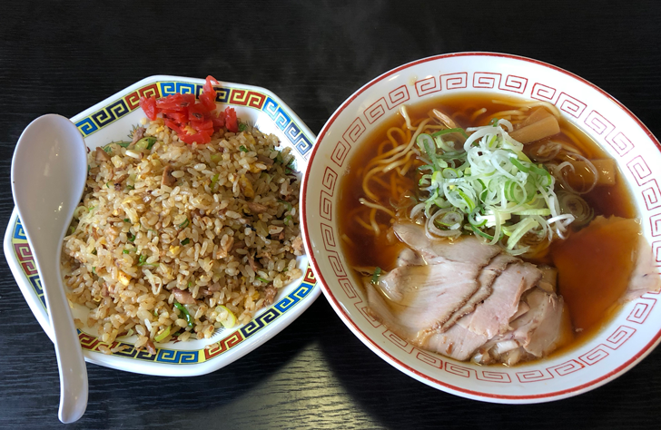 ラーメン五衛門のらーめんチャーハンセット