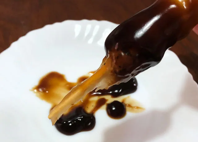 石谷もちやのあやめ団子の団子の硬さ