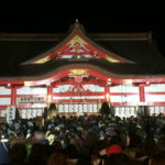富山 日枝神社（山王さん）の初詣参拝の混み具合