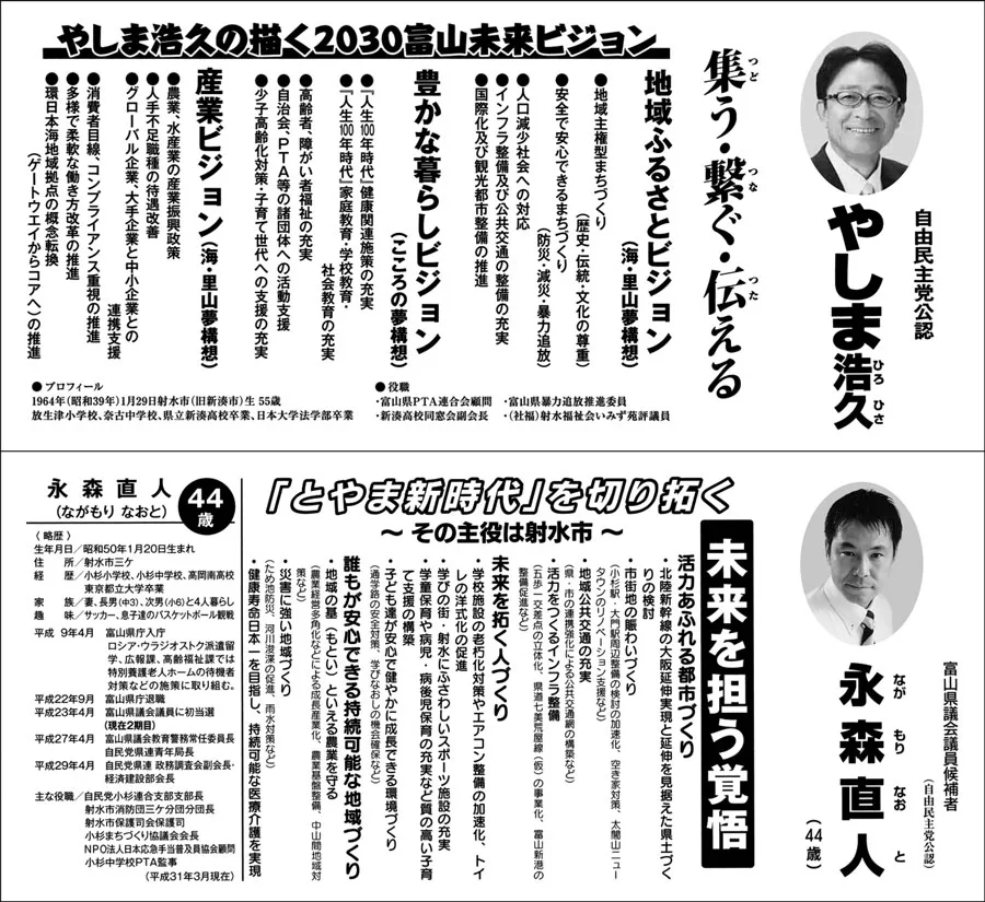 富山県議会議員選挙2019 立候補者と投票結果 得票数などまとめ 富山暮らし