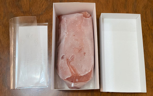 富山の老舗和菓子屋「引網香月堂」のおうちでかき氷の凍ったシロップ