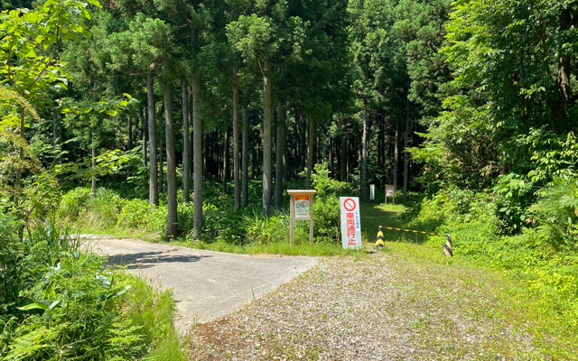 富山県上市町の「まま子滝」への道順2