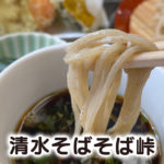 【清水そばそば峠】地場で採れた山菜の天ぷらが最高【富山市山田村の蕎麦屋】