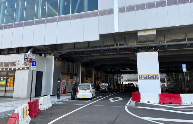 JR富山駅の送迎用一般乗降場