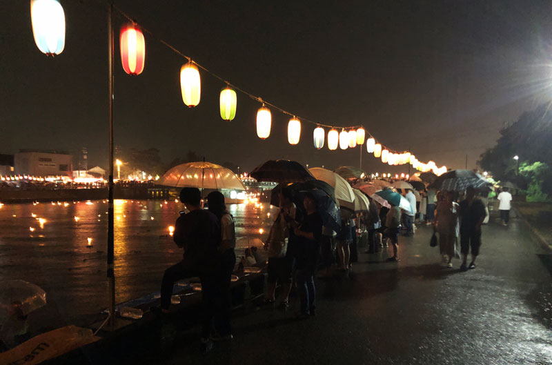 水橋 橋祭りの雨の日開催